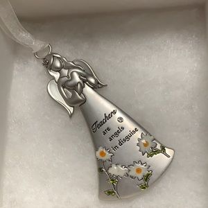 👼Angels Among Us: Teacher Angel ornament